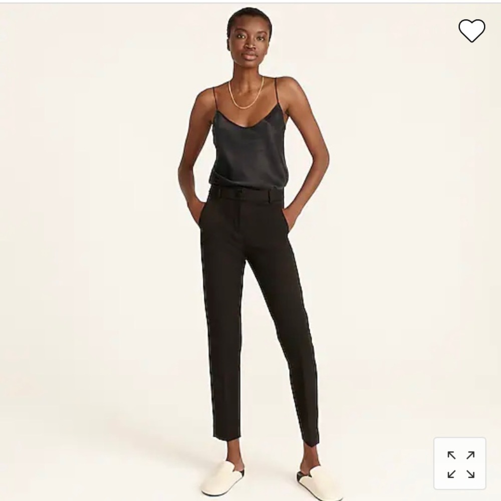J. Crew High-rise Cameron Pants Size 6 Black